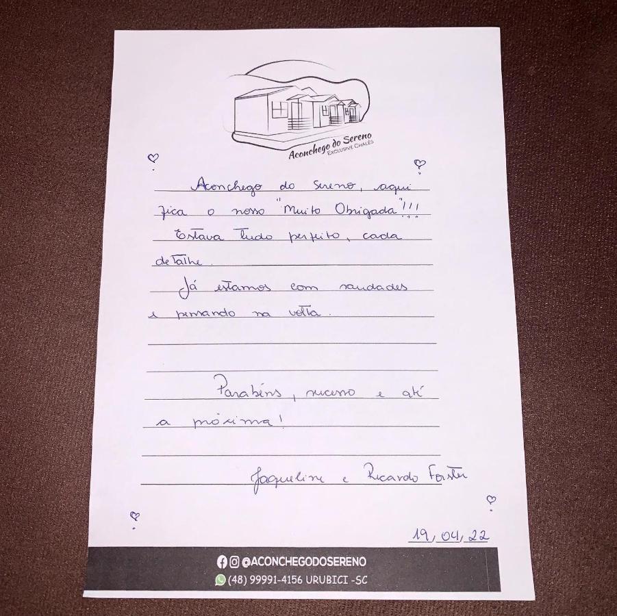 Aconchego Do Sereno Exclusive Chales Urubici Exteriér fotografie